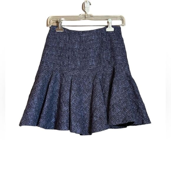 Rebecca Taylor double zip peplum skirt. Size 0. - Picture 8 of 10